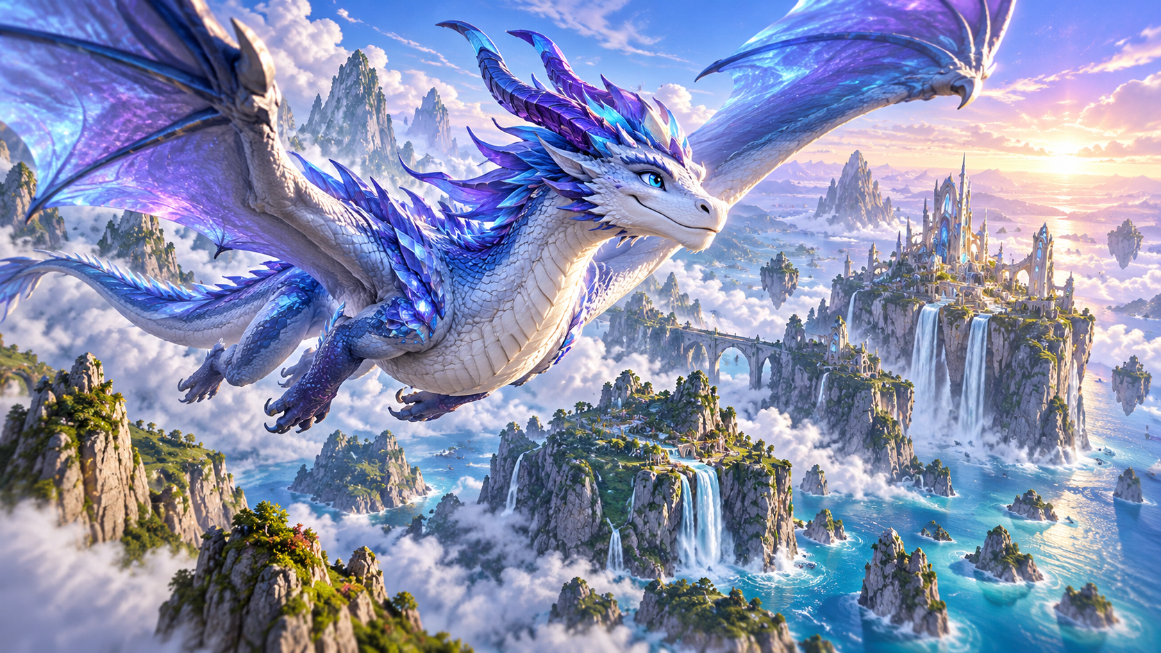 Ilustrasi konsep game Aquila: Dragon Conquer