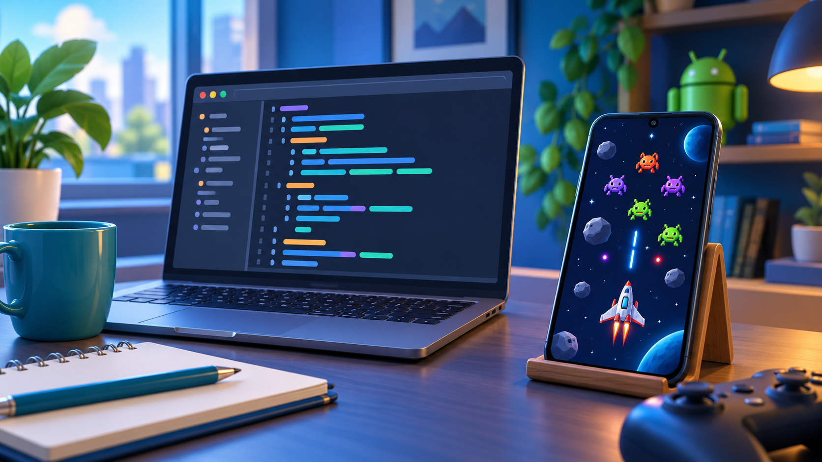 Ilustrasi Membuat Game Android untuk Pemula