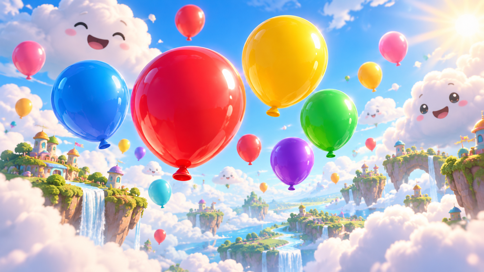 Ilustrasi konsep game Balon Tap Saga